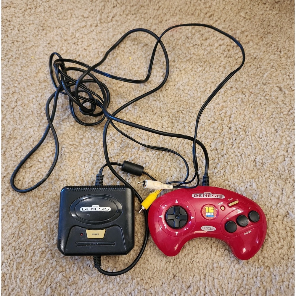 2004 Radica Sega Genesis 16-Bit Power 6-in-1 Plug & Play UNTESTED